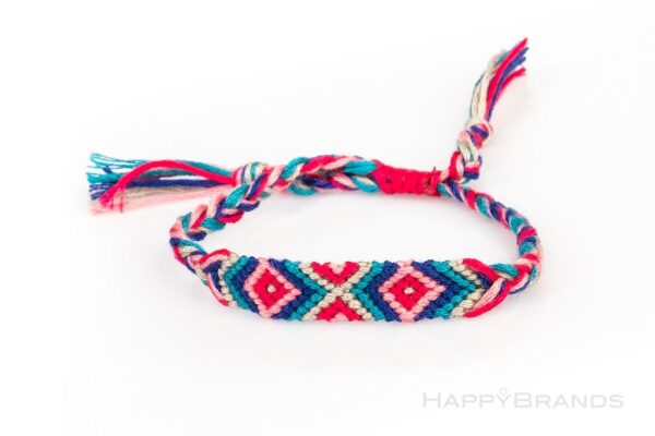 Werbeartikel On-Pack-Promotion Freundschafts-Armband mit Firmenname individuelle Sonderproduktion