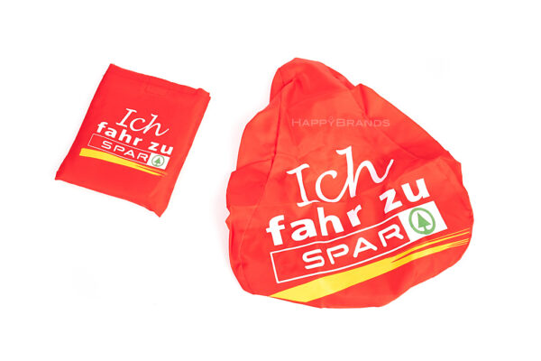 Werbegeschenk Sattel-Schoner mit Wunschmotiv Fahrradsattelregenschutz