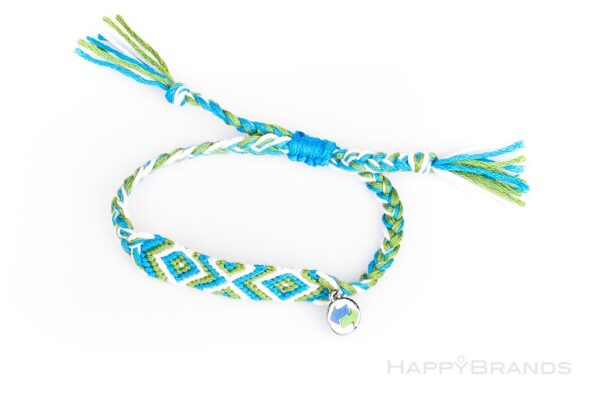 Werbegeschenk geknuepftes Freundschafts-Armband mit eigenem Logo Lieferant