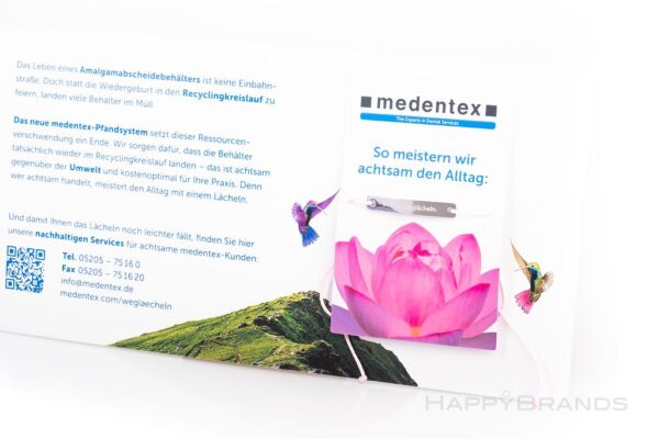 Werbemittel Mailingartikel Armband Wunscharmband Gluecksarmband mit Firmenlogo Anbieter