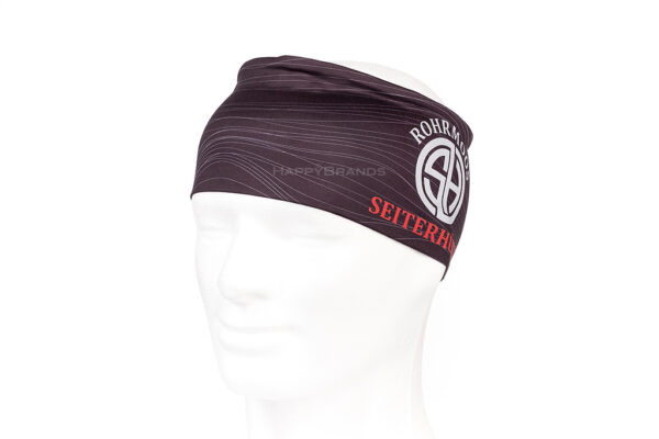 Eco-advertising material Reflective functional headband made from RPET material individually manufactured