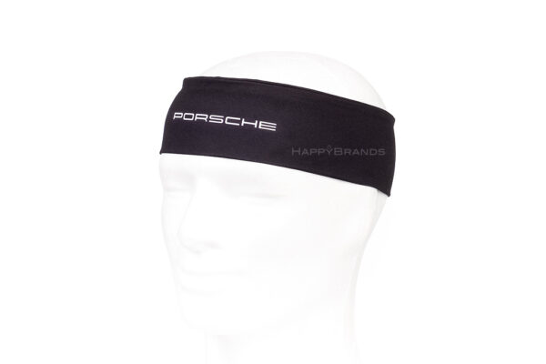 Corporate gift promo functional headband made of RPET printed with company logo