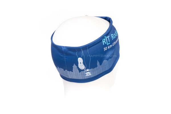 Kundengeschenk Sportstirnbaender aus recyceltem PET mit Wunschmotiv bedrucken