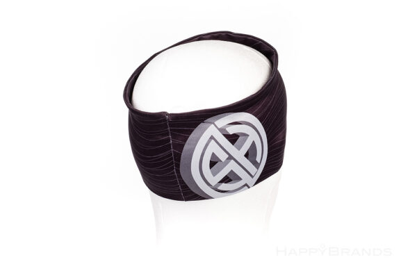 Oeko Werbegeschenk Recycling-Sportstirnband Funktionsmaterial mit reflektierendem Logo bedrucken