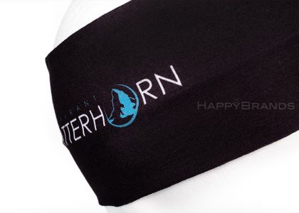 Environmentally conscious corporate gift RPET functional headbands made of microfiber supplier provider manufacturer