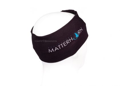 Environmentally friendly giveaway recycled functional headband made of microfiber, printable in desired design