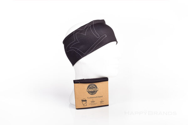 Werbegeschenk Nachhaltiges Funktions-Stirnband aus rePET plastikfrei verpackt
