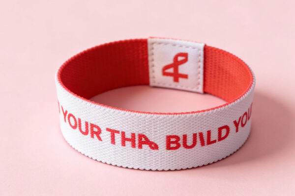 Elastic reversible bracelet, double-sided printed in your own design Elastic reversible bracelet, double-sided printed in your own design