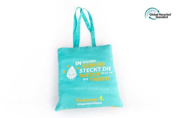 Printed shopping bag Cotton bag made from recycled cotton Promotional items GRS
