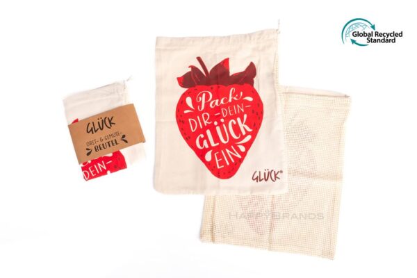 Printed mesh bag recycling sustainable corporate gift GRS
