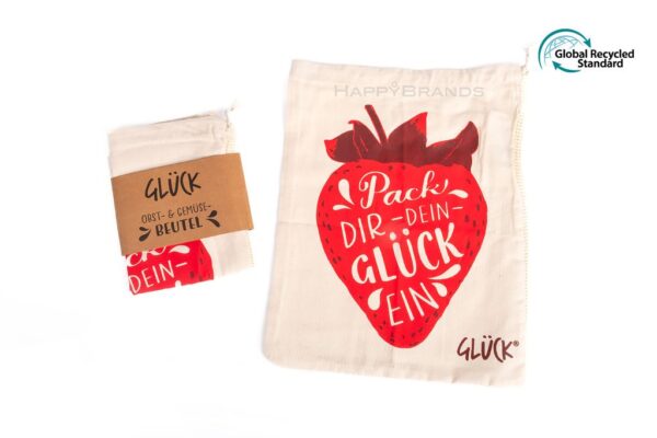 Printed vegetable net made from recycled fibers GRS promotional items