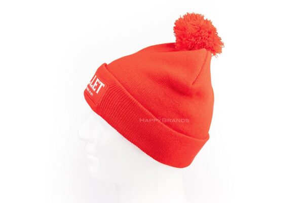 Fairtrade poodle hat GOTS organic cotton promotional gift custom made