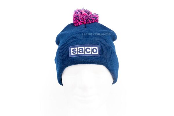 RPET bobble hat with logo GiveAway