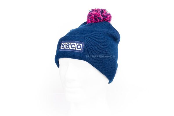 rePET bobble hats with company logo promotional items