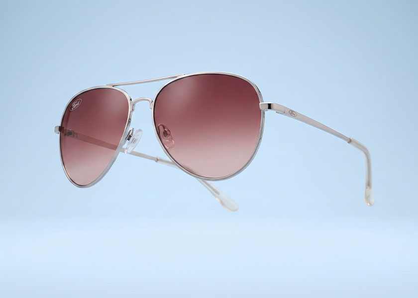 Bedruckte Werbesonnenbrille, Sonnenbrille Pilot als Werbemittel, GiveAway & Promotionartikel
