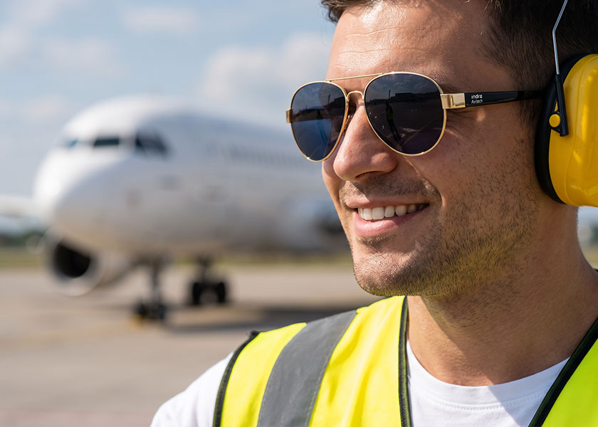 Bedruckte Werbesonnenbrille, Sonnenbrille Pilot als Werbemittel, GiveAway & Promotionartikel