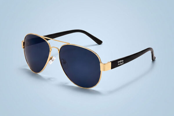 Bedruckte Werbesonnenbrille, Sonnenbrille Pilot als Werbemittel, GiveAway & Promotionartikel