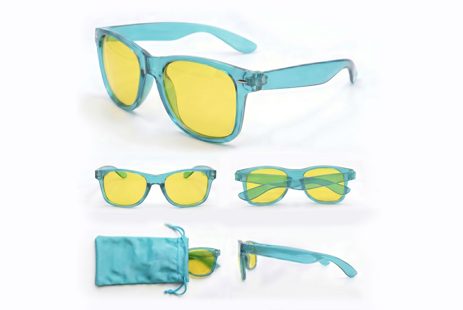 Sonnenbrille in transparent bieten Ihnen totale Gestaltungsfreiheit